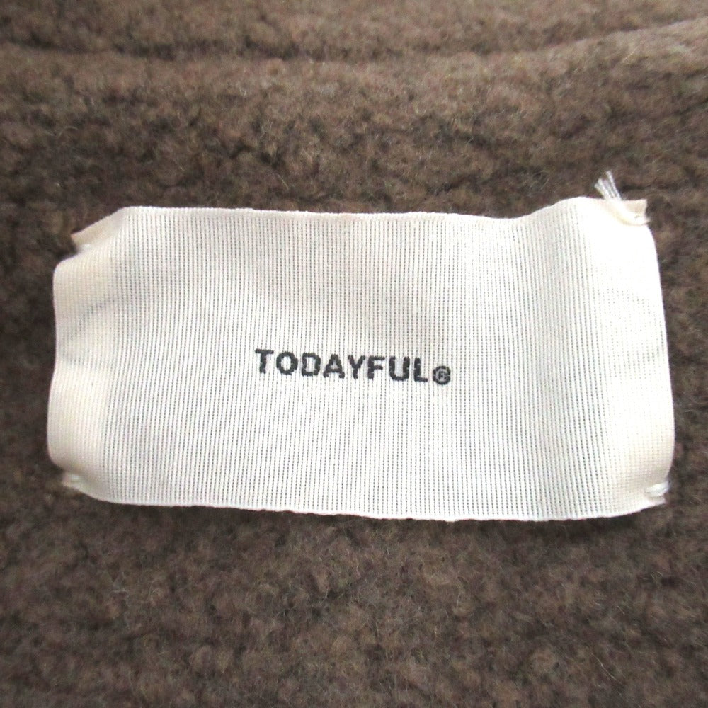 トゥデイフル Standcollar Boucleジャケット