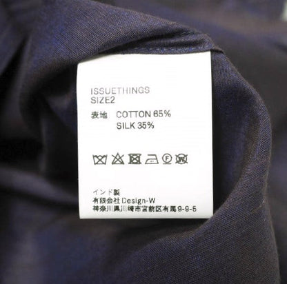 ISSUETHINGS Type75 C S SS Shirts コットンシルク半袖シャツ