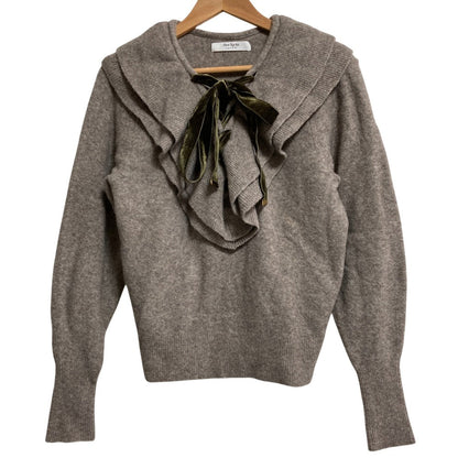 ハーリップトゥ Lace Up Wool-blend プルオーバー