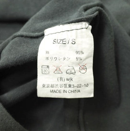 wjk ストレッチ コットン クルー ネック Tシャツ