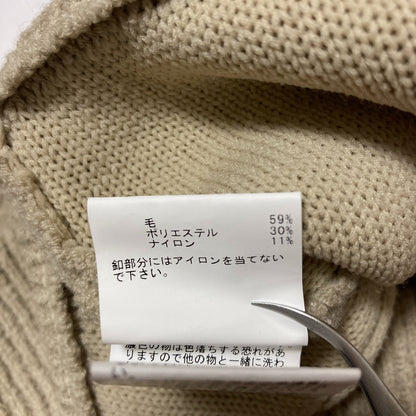 アナイ ウールブークレカーディガンジャケット