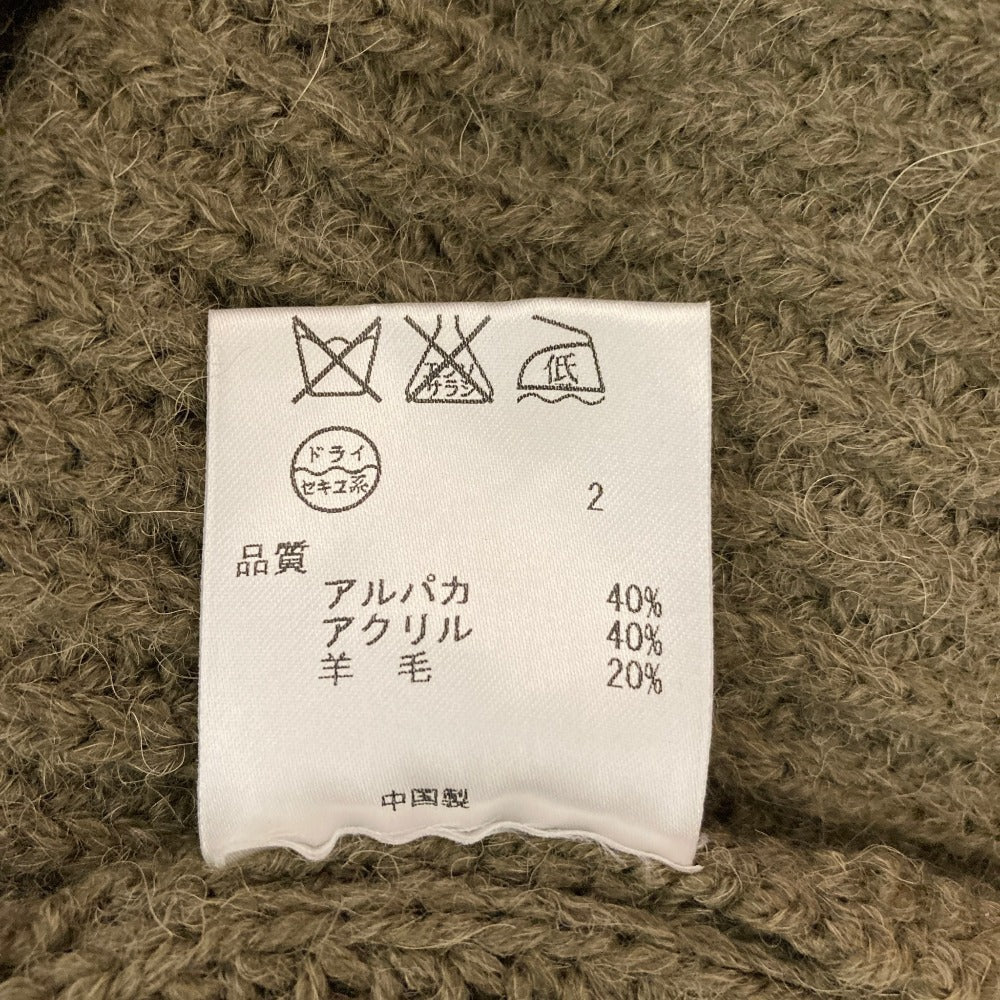 23区 アルパカニットポンチョ