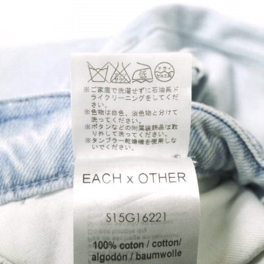 EACH×OTHER S15G16221 コットン ジーンズ