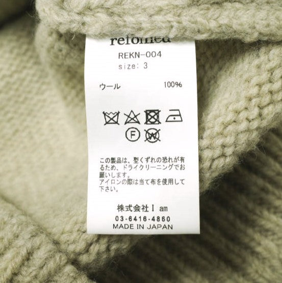 リフォメッド GRANNY REPAIR KNIT SWEATER ウール セーター