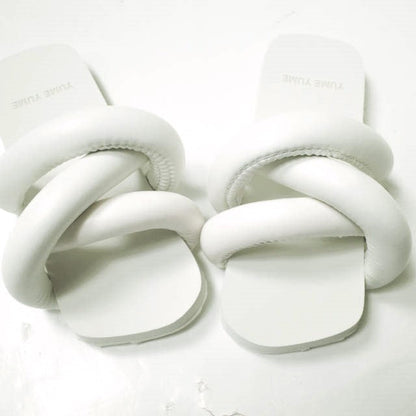 YUME YUME TYRE SLIDE BIO レザー サンダル