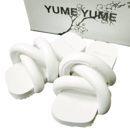 YUME YUME TYRE SLIDE BIO レザー サンダル
