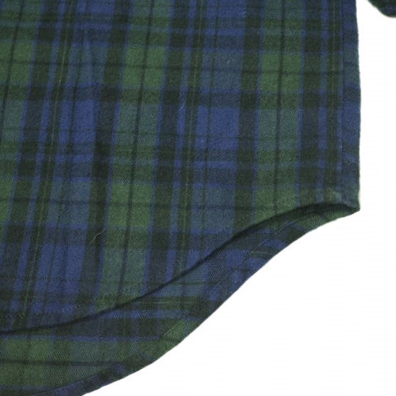 BlackEyePatch B エンブレム フランネル コットン シャツ