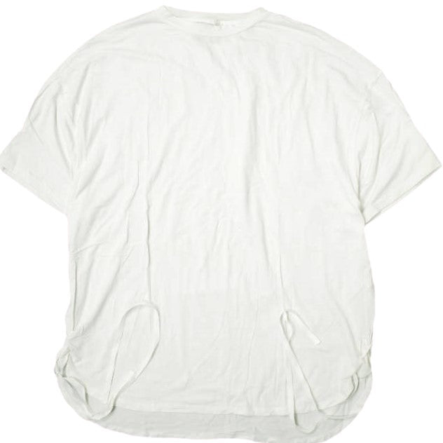 Danke Schon サイド コード オーバーサイズ Tシャツ テンセル コットン トップ