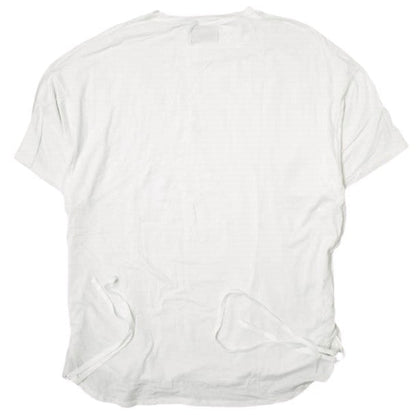 Danke Schon サイド コード オーバーサイズ Tシャツ テンセル コットン トップ
