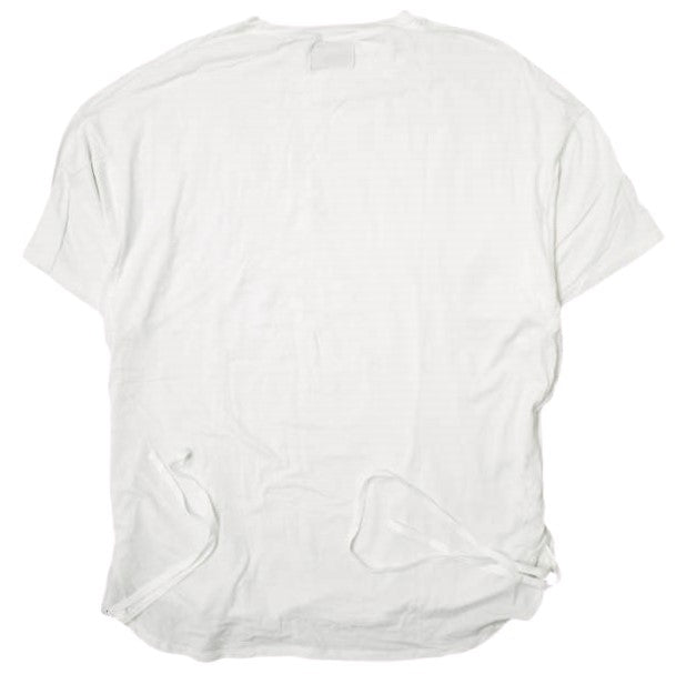 Danke Schon サイド コード オーバーサイズ Tシャツ テンセル コットン トップ
