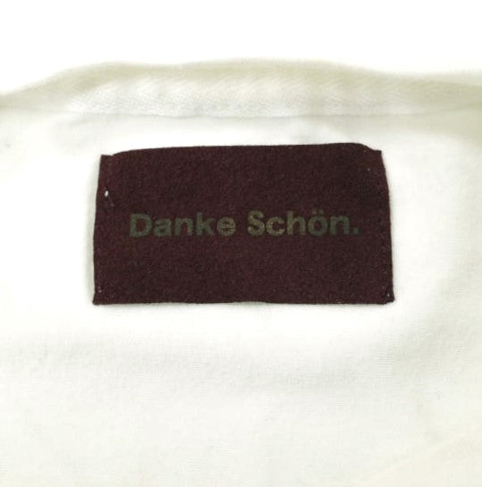 Danke Schon サイド コード オーバーサイズ Tシャツ テンセル コットン トップ