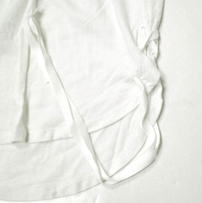 Danke Schon サイド コード オーバーサイズ Tシャツ テンセル コットン トップ