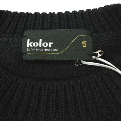 kolor 24SCM-N02302 コットン ナイロン 半袖 ニット