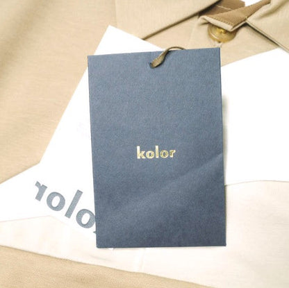 kolor ライト ポンチ ポロ シャツ トップス
