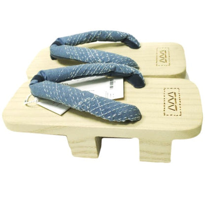 visvim GETA 刺し子 桐 リネン サンダル