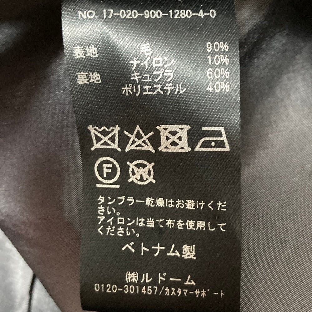 イエナ ウールノーカラーコート