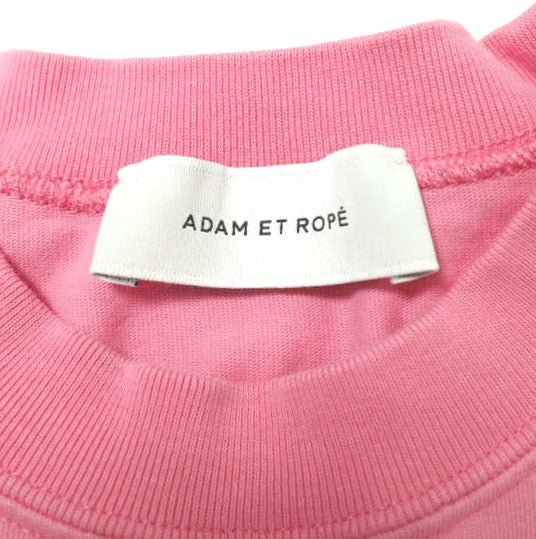 ADAM ET ROPE 24SS ワイドスリーブ クロップド Tシャツ