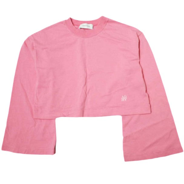 ADAM ET ROPE 24SS ワイドスリーブ クロップド Tシャツ