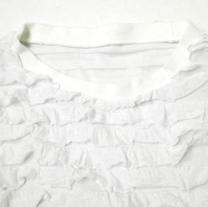 PROVOKE フリフリ ロング Tシャツ ポリエステル 長袖 トップ