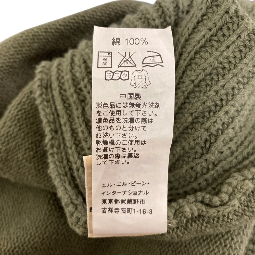 エルエルビーン コットンショールカラーカーディガン