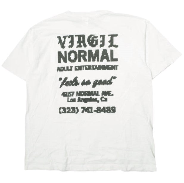 Virgil Normal スクリーン プリント Tシャツ コットン Tシャツ
