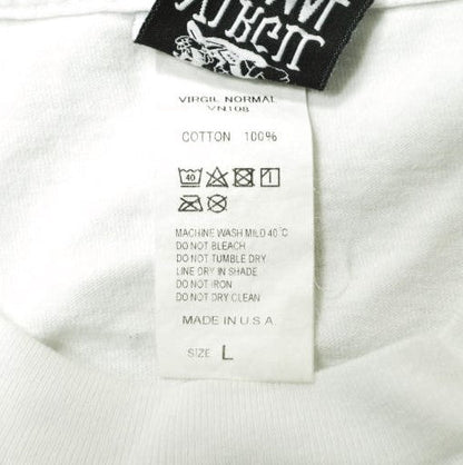 Virgil Normal スクリーン プリント Tシャツ コットン Tシャツ