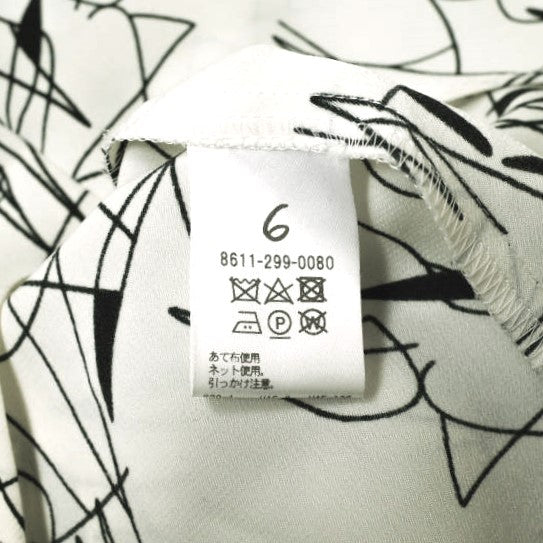 ロクビューティーアンドユースユナイテッドアローズ LINE PRINT シャツ