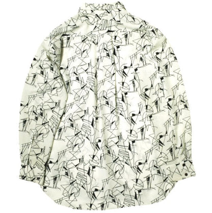 ロクビューティーアンドユースユナイテッドアローズ LINE PRINT シャツ