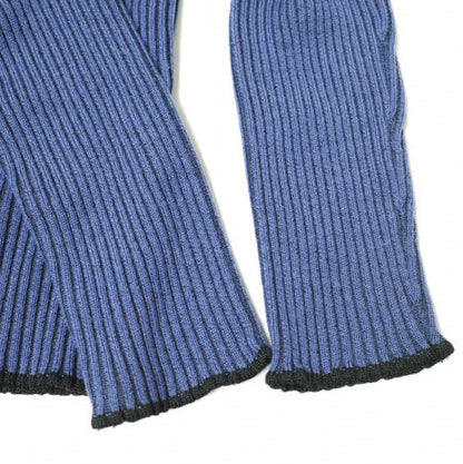 エイチビューティーアンドユース WOOL RAYON リブハイネックニット