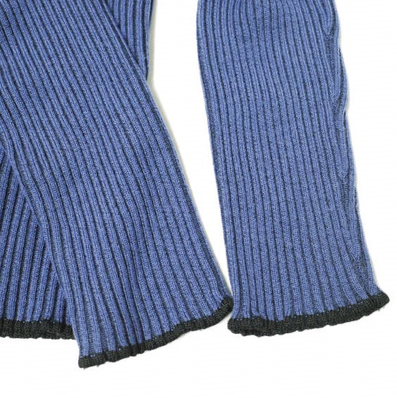エイチビューティーアンドユース WOOL RAYON リブハイネックニット