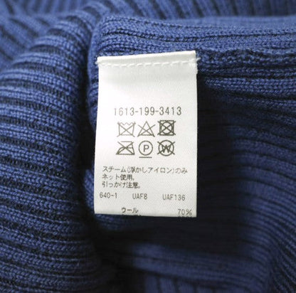 エイチビューティーアンドユース WOOL RAYON リブハイネックニット
