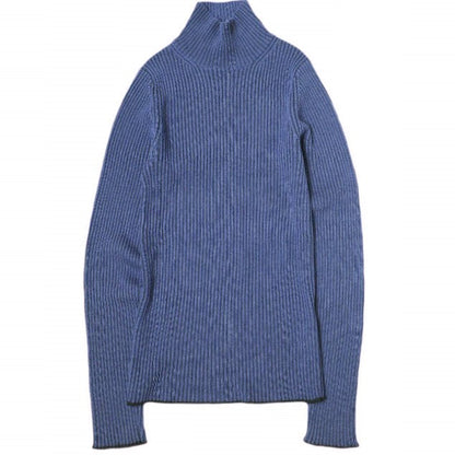エイチビューティーアンドユース WOOL RAYON リブハイネックニット
