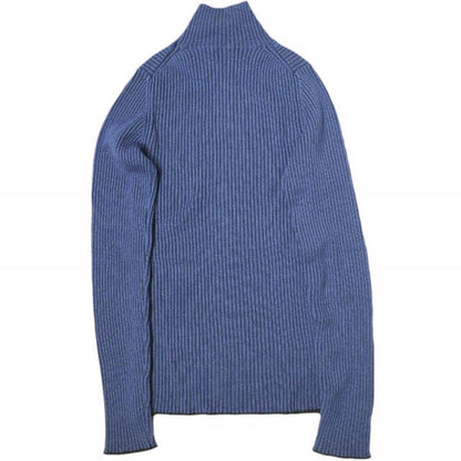 エイチビューティーアンドユース WOOL RAYON リブハイネックニット