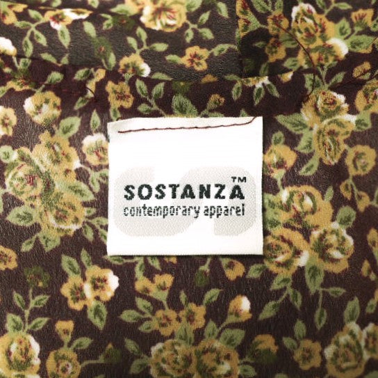 SOSTANZA ポリエステルシャツ