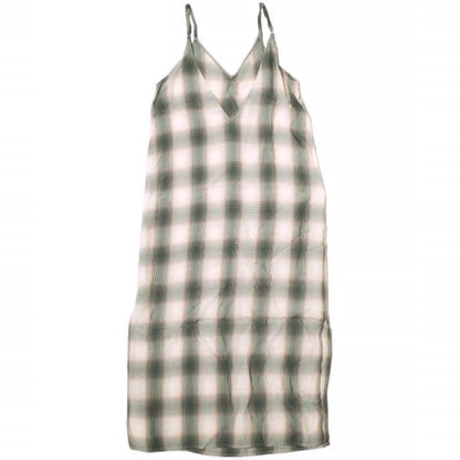エイチビューティーアンドユース OMBRE CHECK CAMISOLE レーヨン ワンピース