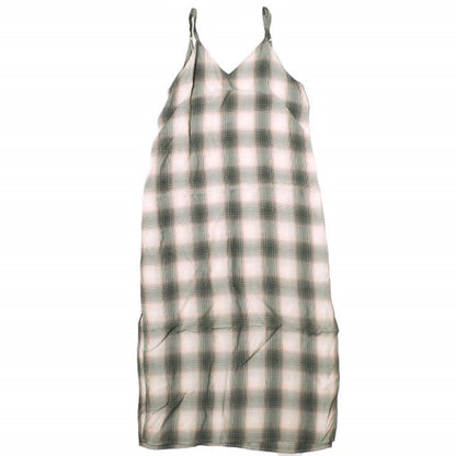 エイチビューティーアンドユース OMBRE CHECK CAMISOLE レーヨン ワンピース