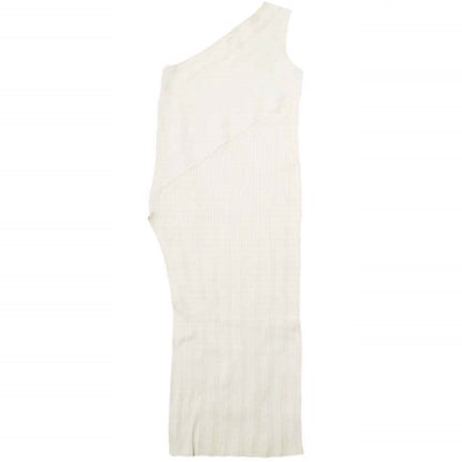 フィーニー RANDOM RIB ONE SHOULDER DRESS ワンピース