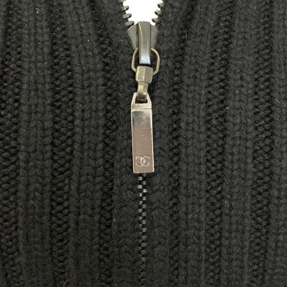 シャネル カシミヤリブジップブルゾン