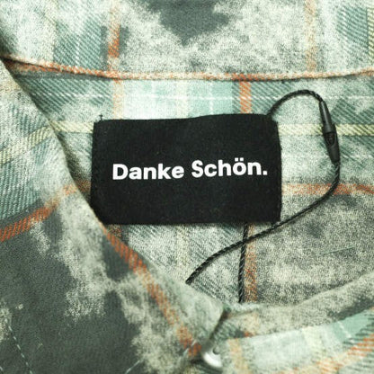 Danke Schon ブリーチ チェック ロングシャツ