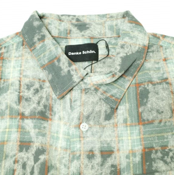 Danke Schon ブリーチ チェック ロングシャツ