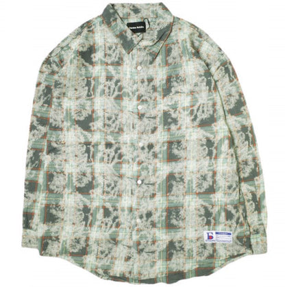 Danke Schon ブリーチ チェック ロングシャツ