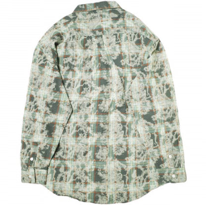 Danke Schon ブリーチ チェック ロングシャツ