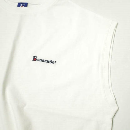 ダンケシェーン 16OE NOSLEEVES LOGO TEE コットン ノースリーブTシャツ 限定
