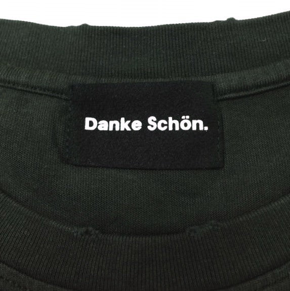 Danke Schon ピグメント サークル ロゴ SST コットン Tシャツ