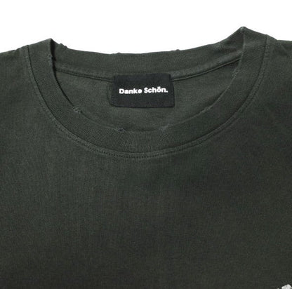 Danke Schon ピグメント サークル ロゴ SST コットン Tシャツ