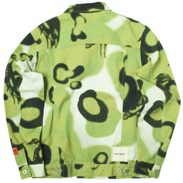 ヘロン プレストン HERON CAMO デニム ジャケット