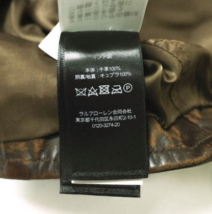 RRL フィッテッド レザー ジャケット