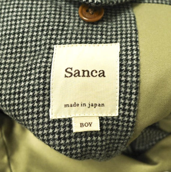Sanca × BEAMS BOY コットン ツイル コート