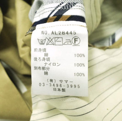 A AL2B445 コットン ナイロン ロング スカート