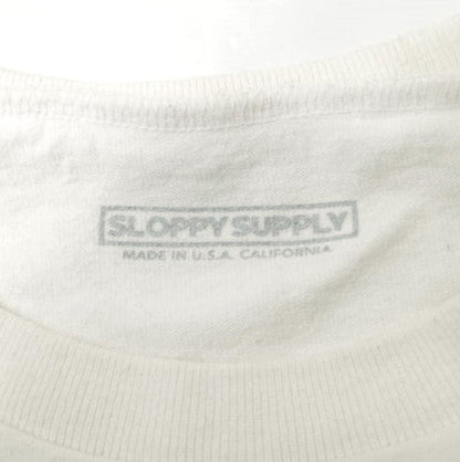 Sloppy Supply × BEAUTY&YOUTH UNITED ARROWS FAST FOODS コットン 長袖 Tシャツ 限定